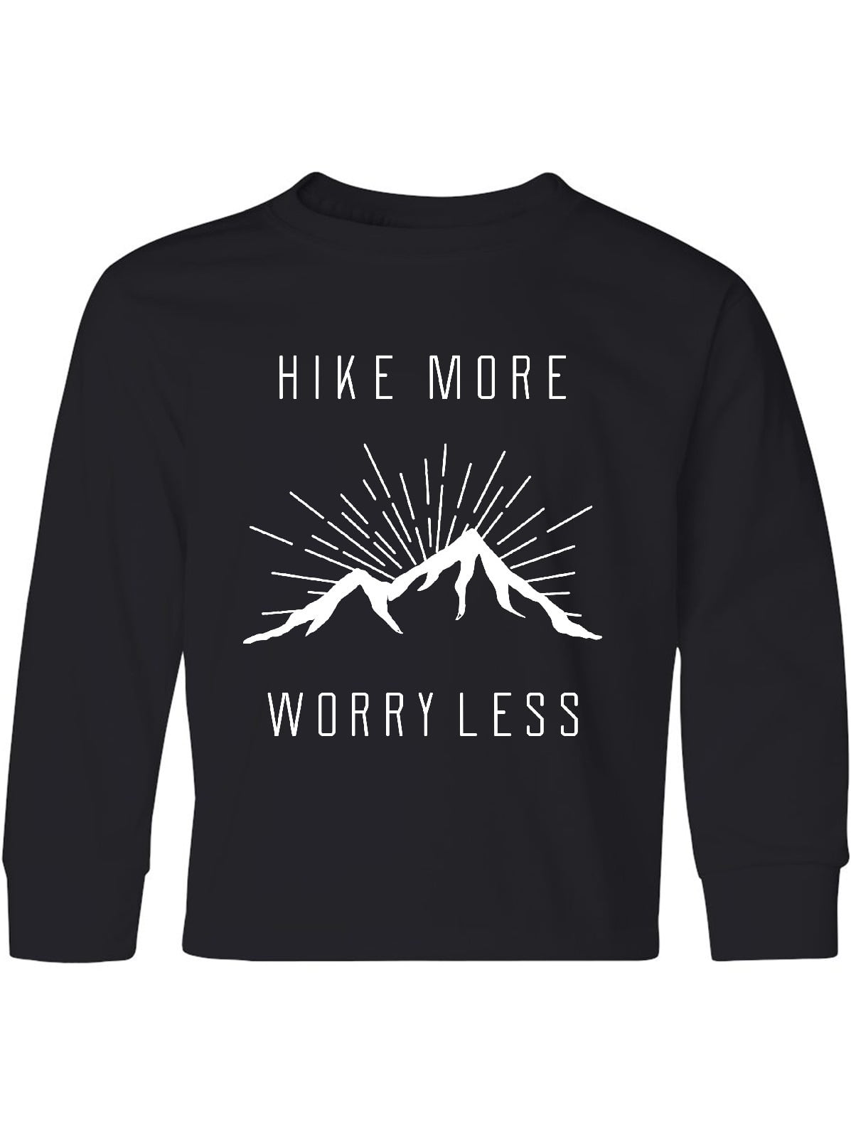 hike more worry less sweatshirt