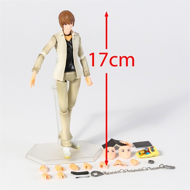 Figura articulada Death Note, Figma, Yagami Light, Ryuk, jouetLuz Yagami sin caja zhangyuxiang unisex