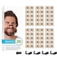thumbnail image 1 of Kits de dilatadores de respiración Nasal magnéticos, 15 pares, dilatador Nasal deportivo, impulso de entrada de oxígeno, Clip nasal de repuesto de respiración, 1 of 5