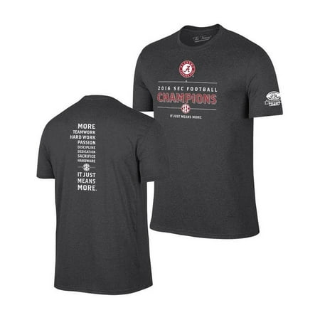 Alabama Charcoal - Alabama Crimson Tide SEC Champs TShirt Charcoal 2016 M