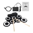 thumbnail image 4 of Juego de Batería Enrollable CUTICAT Electrónica Portátil Silicona Negro, 4 of 8