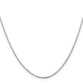 thumbnail image 2 of 925 Sterling Silver Cable Chain Styles Necklace 1 mm 18 inch, 2 of 4