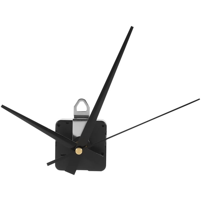 Miangastore DIY Clock Movement Set for Home Use Plastic Black Easy to Install 1 Set