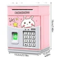 thumbnail image 3 of Cartoon Electronic ATM Password Piggy Bank Cash Coin Can Auto Scroll Paper Money Saving Box Gift for Kids The best holiday gift, 3 of 4
