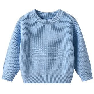 Pull Fille TU 11 Ans Rose – Col Rond Manches Longues – Mélange Acrylique