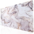 thumbnail image 1 of Desk Pad, Office Desk Mat 31.5" ×15.7" Extended Large Gaming Durable Computer Water Resistant Writing Pads with Non-Slip Rubber Base for Home Office (White&Gold Marble), 1 of 7