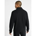 thumbnail image 4 of Free Assembly Men's Shawl Collar Fleece Sweatshirt, Sizes S-3XL, 4 of 6