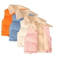 thumbnail image 3 of CSCHome Sleeveless Vest Coat for Toddlers Baby 1-10 Years Winter Lightweight Sleeveless Snap Top Jacket Soft and Cozy Winter Fleece Lined Warm Jacket Coat, 3 of 7