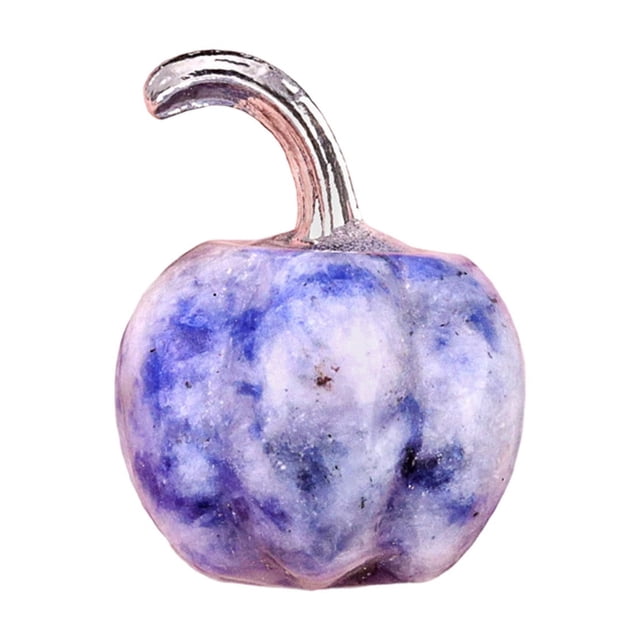 Mini Pumpkin Amethyst Agate Jewelry Thanksgiving Halloween Miniature Scenes Personalized Home Decor