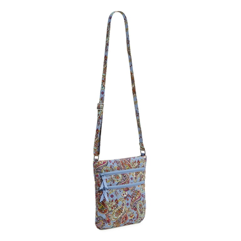 Vera Bradley Women's Cotton Triple Zip Hipster Crossbody Bag