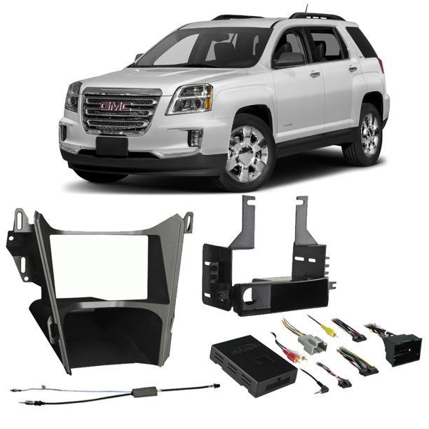GMC Terrain 2013-2017 Single or Double DIN Stereo Harness Radio Install