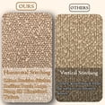 thumbnail image 2 of Funda de almohada JoraLion Boucle con textura neutra 35 x 65 cm, color caqui, 2 of 6