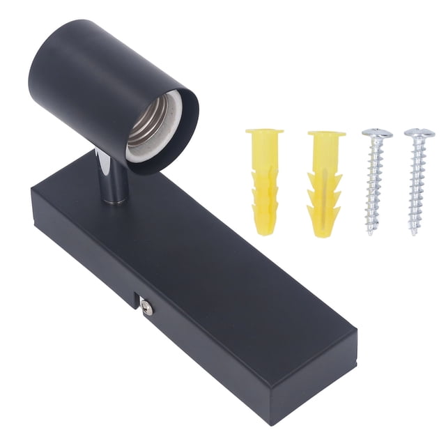 Portalámparas giratorio para iluminación versátil, 85-265 V, lámpara de techo de pared E26/E27 ajustable y moderna