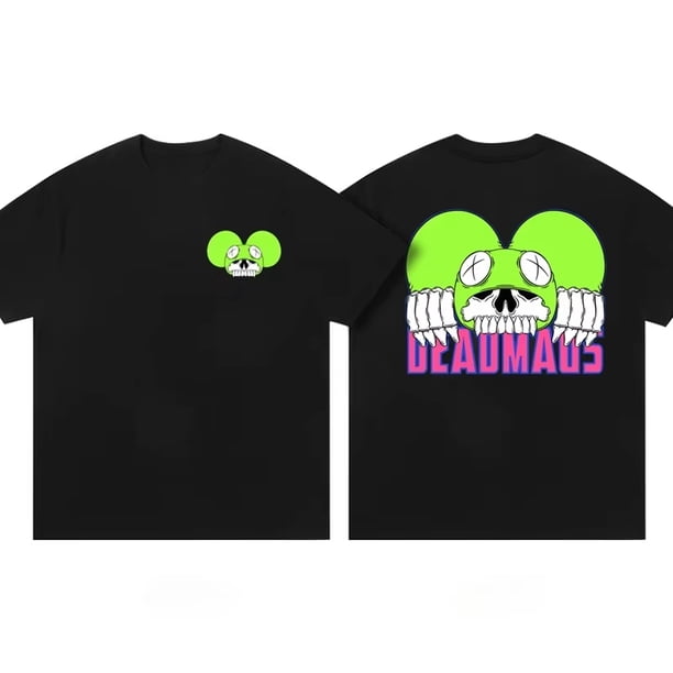 2025 Deadmau5 Camiseta de algodón con ratón electrónico Unisex para hombres y mujeres, camiseta de marca de moda de manga corta de verano, camisetas informales de lujo Y2k +