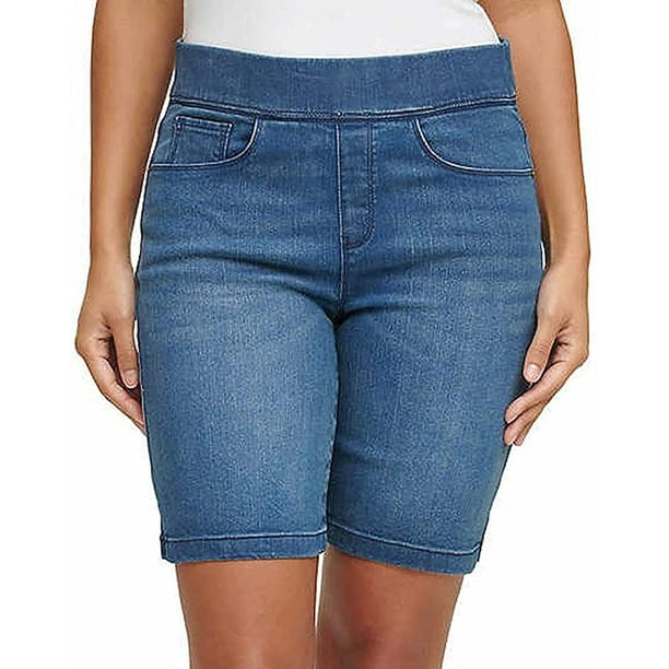DKNY Womens Plus Size Bermuda Shorts