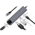 thumbnail image 2 of Concentrador USB tipo C 5 en 1, concentrador HDMI 4K USB C, Gigabit Ethernet, LAN, 2 of 4