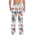 thumbnail image 4 of FORMRS Mens Pajama Pants with Pockets Soft Cotton Sleepwear Lounge Bottoms, Sizes S-2XL, Blue Snow Houses, 4 of 7