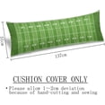thumbnail image 5 of Football Field Body Pillow Cover American Sports Green Lawn Sport Game Theme Long Pillow Case Protector with Zipper Decorative Cushion Large Pillowcases for Bedroom,Sofa,Couch, Home Gifts 20"x54", 5 of 6