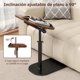 thumbnail image 4 of Meeyoga Mesa Auxiliar en Forma de C con Altura Ajustable, giratoria 360&deg; y Bandeja para TV abatible para sof&aacute;, sill&oacute;n, Mesa Auxiliar peque&ntilde;a para Espacios redu, 4 of 7