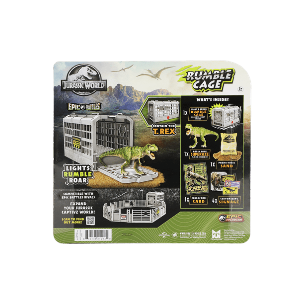 Jurassic World Captivz Epic Battle - Rumble Cage for Playgrounds
