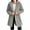 #0207-Gray, variant on Favoffer Teen Girls Winter Clothes Plush Long-Sleeve Hooded Cardigan Fall Warm Fleece Solid Color Button-Down Casual Jacket for 9-15Y