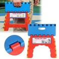 thumbnail image 2 of Portable Small Stool Child Folding Chair Change Shoe Stool 22*16.5*19cm（Chair Surface Blue）, 2 of 8