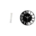 thumbnail image 1 of Pantalla de lámpara de pie de papel para sala de estar y reloj de pared acrílico decorativo, silencioso, fácil de leer, sencillo, redondo, grande, par, 1 of 8