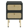 thumbnail image 4 of Nightstand Side End Table, Black, Wood, Bedroom Living, Modern Contemporary HB35723, 4 of 7