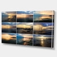 thumbnail image 2 of Collage Coucher de Soleil Mer - Paysage Toile Art Print, 2 of 4
