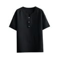 thumbnail image 1 of RKSTN Chemises pour Hommes Manches Courtes Mode Décontractée Confortable Manches Courtes Hauts Unis Chandails en Molleton Blouse Chemises Hawaïennes pour Hommes, 1 of 2
