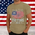 thumbnail image 2 of FUZHIQ Men's 250th Anniversary T-Shirt 1776-2026 Vintage American Flag Short Sleeve Crew Neck Casual Tee,XL, 2 of 5