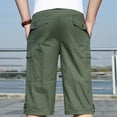 thumbnail image 5 of Fesfesfes Mens Shorts Fashion Zipper Outdoors Shorts with Pocket Casual Shorts Sports Overalls Casual Pants Under 10$, 5 of 7