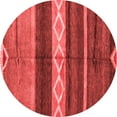 thumbnail image 1 of Ahgly Company Indoor Round Abstract Red Modern Area Rugs, 8' Round, 1 of 4