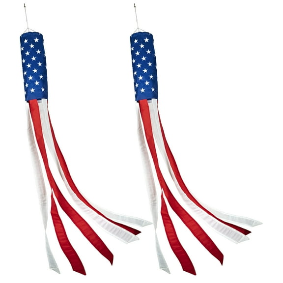 Windsock 60IN 2-Pack Embroidered Polyester By G128