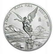 BANCO DE MEXICO 2023 Mexico 2 oz Silver Libertad BU