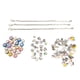thumbnail image 4 of Suministros para hacer joyas, 63 piezas para hacer pulseras con dijes, cuentas para hacer pulseras, cuentas para hacer joyas, optimizadas para la excelencia, 4 of 9