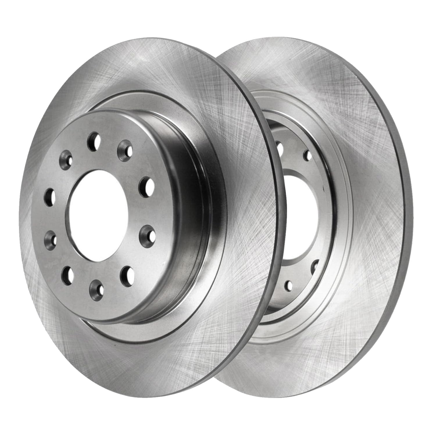 Detroit Axle - Brake Rotors for Chevy Malibu Equinox Buick LaCrosse Regal TourX Sportback GMC Terrain, Disc Brake Rotors Set Replacement: 11.81" inch Front and 11.34" inch Rear Rotor