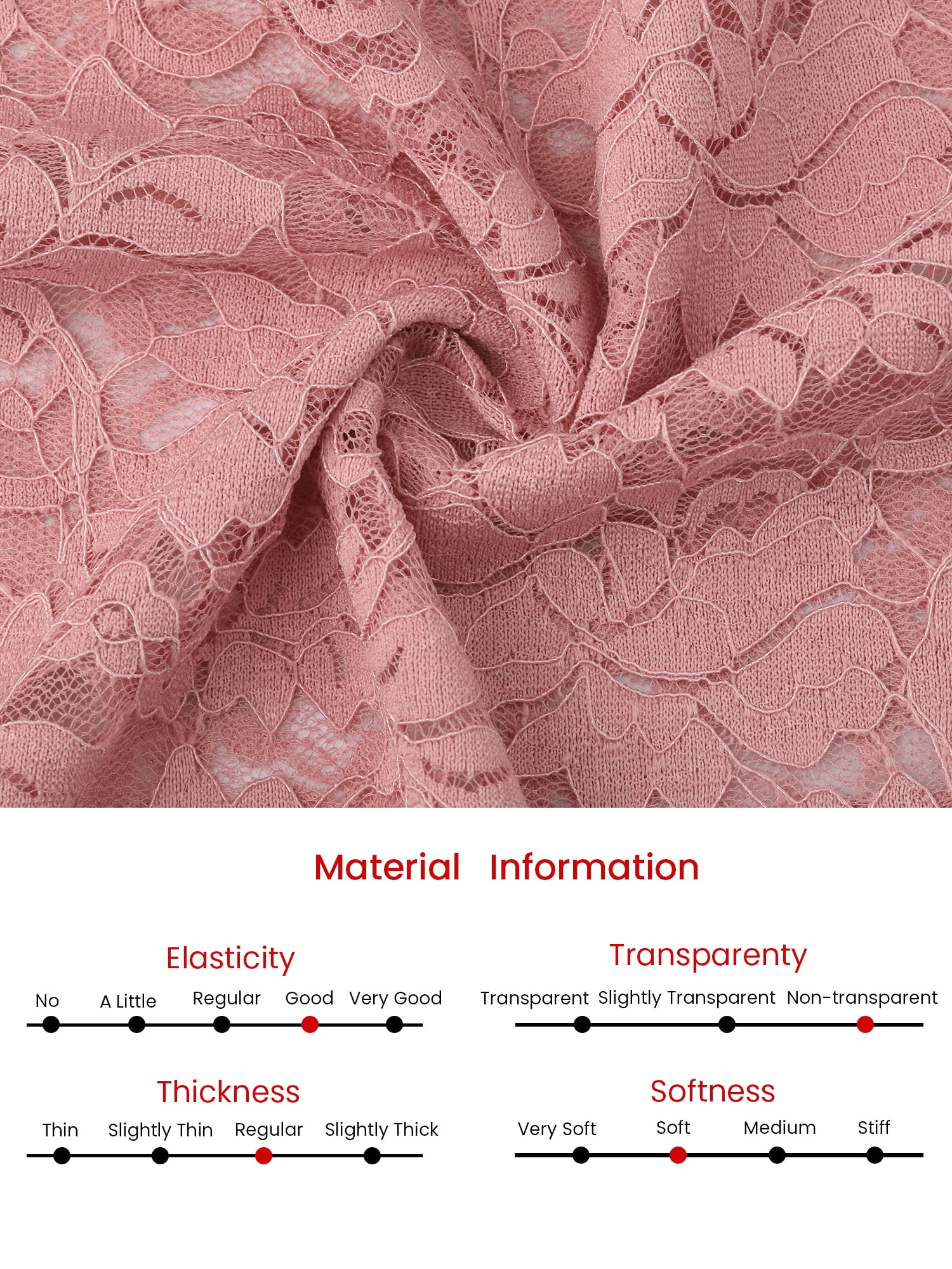 DARING DIVA Floral Lace Wedding Bodycon Pencil Dress L Pink