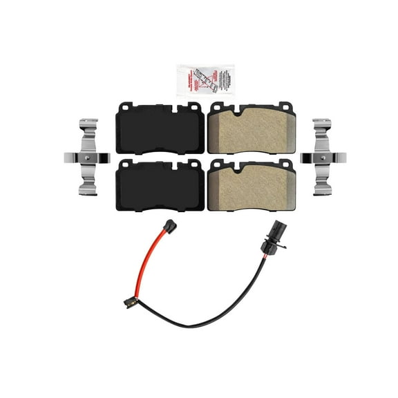 Front Disc Brake Semi Metallic Pads W/ Sensor for Audi Q5 2012-2017