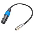 thumbnail image 2 of Cable adaptador mini XLR hembra a XLR hembra de 0,3 m para mezclador de micrófono s202412242484, 2 of 5
