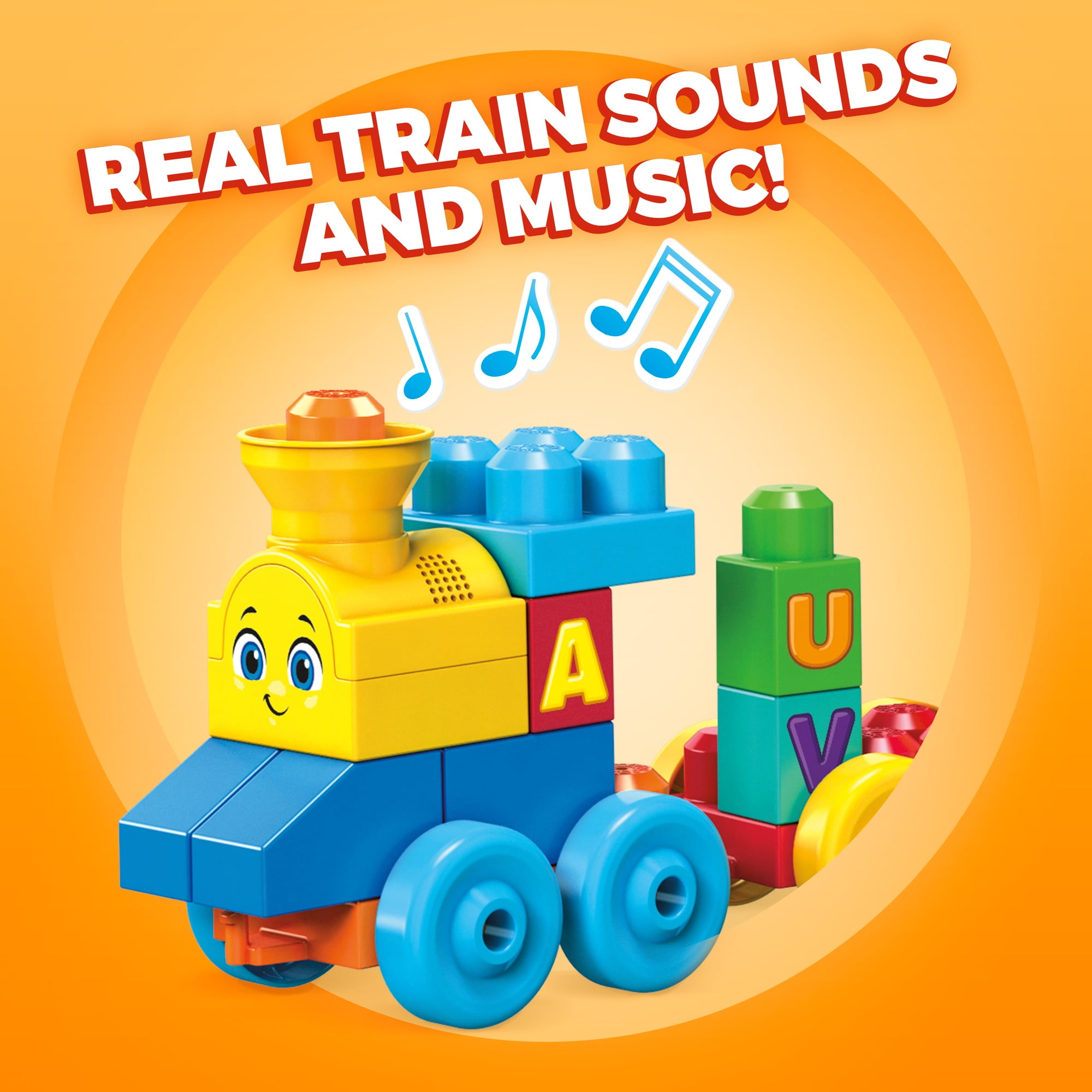 mega bloks alphabet train