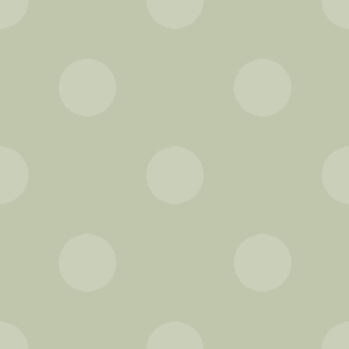 Sage Green Polkadot