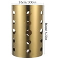 thumbnail image 2 of UPGRATOR 2Pcs Golden Stainless Steel Kitchen Countertop Organizer Utensil Holder with Anti Rust Design, 2 of 8