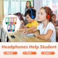 thumbnail image 5 of ZNXZXP Auriculares para niños a granel, paquete de 10 para la escuela, aula, estudiantes, niños, niños pequeños, niñas, adolescentes y adultos, juego de auriculares para estudiantes, computadora, cone, 5 of 5