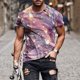 thumbnail image 2 of European And American Round Neck Casual Ethnic Style Retro Printed Short Sleeve T-shirt Top 3XL, 2 of 5