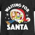 thumbnail image 3 of Toy Story - Waiting For Santa - Toddler And Youth Girls Short Sleeve Graphic T-Shirt, 3 of 5