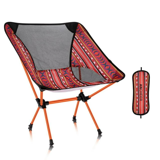 Chaise Pliante Pêche Camping Randonnée Jardinage Siège Portable avec Pochette de Rangement