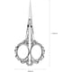 thumbnail image 2 of Tijeras para el cuidado de las cejas, Gemice Vintage Acero inoxidable Cuticle Precision Grooming para uñas, vello facial, cejas, pestañas, vello de la nariz, barba, manicura Ormromra XYWJ186-3, 2 of 7