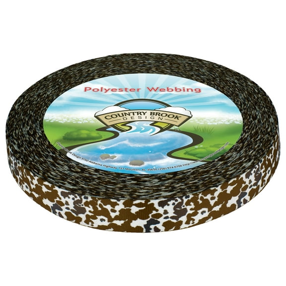Country Brook Design® Cow Print Lite Tape (1 Inch, 10 Yards)