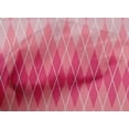 thumbnail image 4 of oneOone Cotton Poplin Medium Pink Fabric Argyle Check Diy Clothing Quilting Fabric Print Fabric By Yard 42 Inch Wide, 4 of 4